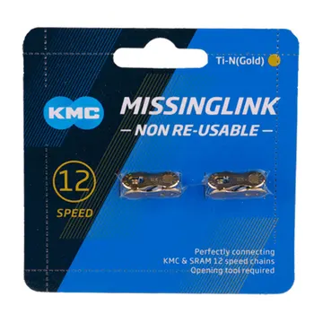 KMC Cykel Kæde MissingLink 2 Par Master Link Stik til 8 9 10 11 12 Hastighed mainframe Drivetrain Systemer Kæde