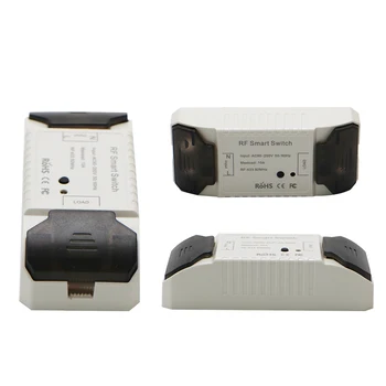 DIY WiFi kontakt på Væggen Modtager RF-Sender Tuya Smart Liv APP 433Mhz Stemme Fjernbetjening Tryk på Knappen 110V 220V Wireless