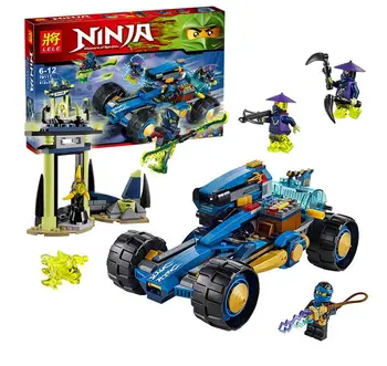 Ninja Jay Walker Et Køretøj Kamp Racing Biler Model byggesten Tal legetøj til børn Mursten 10396