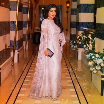 Dubai Blonder Lang Muslimske arabisk Kjoler til Brudens Mor Robe de Soiree Vestido Longo Kvinder Formelle kjoler til brudens mor