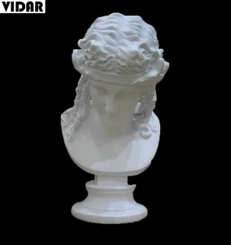 VIDAR Ariadne Bust Arias 15cm Høj Harpiks Lille Statue Gips i Europæisk Stil, Smykker