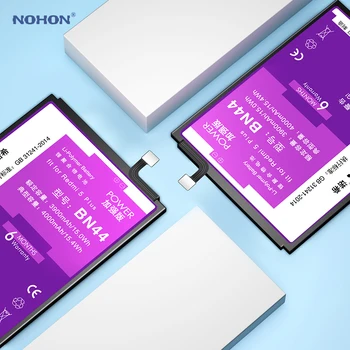 Nohon Batteri Til Xiaomi Redmi 5 Plus BN44 4000mAh indbygget Høj Kapacitet Telefon Li-polymer Batería For Mi Redmi 5 Plus Batterier