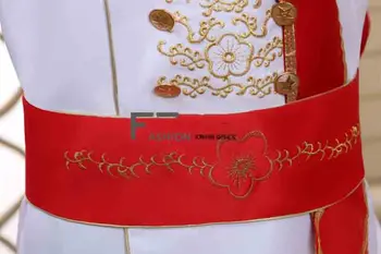 Deluxe-Militær Kjole Til Mænd Victorianske King Prins Cosplay Kostume Mandlige Stadium Theater Cosplay Tøj Til Voksne Mænd Sort Hvid