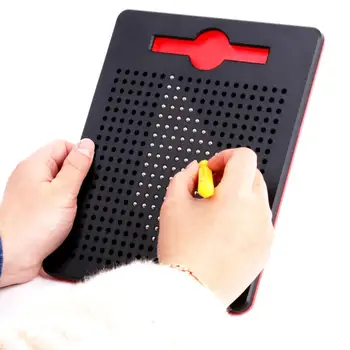 Hot Magnet Pad Tegnebrættet Tegning Pen Legetøj Til Børn Pen Paint Ball Magnetiske Tablet Magnetisk Pen Perler Læring Notebook