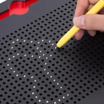 Hot Magnet Pad Tegnebrættet Tegning Pen Legetøj Til Børn Pen Paint Ball Magnetiske Tablet Magnetisk Pen Perler Læring Notebook