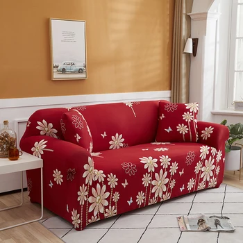 Trykt haven sofa dækning af stue møbler beskyttelse cover fleksibel sofa dække flytbar anti-dirty