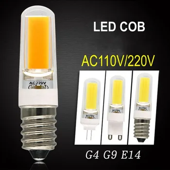6STK/Meget Høj kvalitet 9W COB LED G4, G9 LED Pære 360 Beam Vinkel Bombillas Erstatter 60W Halogen Lysekrone Lys Mini Led-Lampe