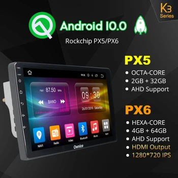 6G+128G Ownice Android 10.0 bil radio 2din Toyota Hilux Pick Up AN120 - 2020 auto on-board-Navigation-AUDIO-styreenhed