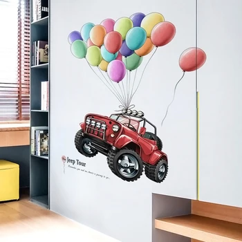 Kreative wall sticker off-road bil plakat, klistermærker soveværelse indretning hjems indretning wall decor selvklæbende mærkat room dekoration