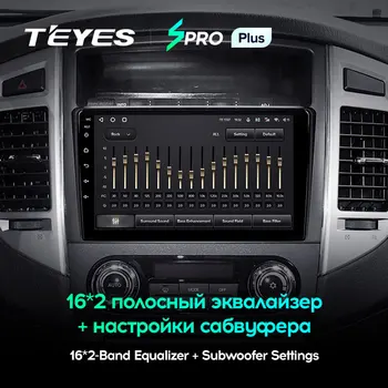 TEYES SPRO Plus Til Mitsubishi Pajero 4 V80 V90 2006 - Bil Radio Mms Video-Afspiller, GPS Navigation Android-10 Ingen 2din