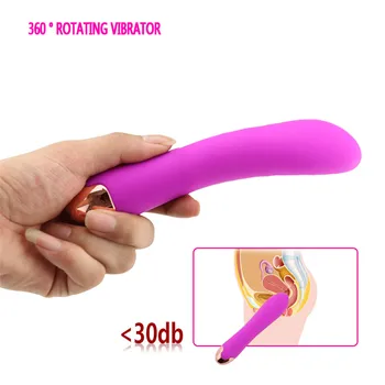 360 Roterende Vibrationer Vibratorer G-Spot Body Massager Klitoris Stimulere Kvindelige Køn Produkter Magic Wand Kraftfulde Sex Toy ST660