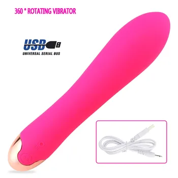 360 Roterende Vibrationer Vibratorer G-Spot Body Massager Klitoris Stimulere Kvindelige Køn Produkter Magic Wand Kraftfulde Sex Toy ST660