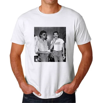 Nye Freddie Mercury og Michael Jackson Mandlige T-shirt Lgbt-Hipster MJ OLODUM tshirt Mænd Street 90'ERNE Tumblr Tøj Tee Shirt, Toppe