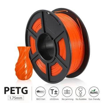 3D-Printer Filament PETG Hurtig Levering 1.75 mm 1 kg 2.2 LBS med Spool støtte til Uddannelse DIY-Handel Design Oversea Lager