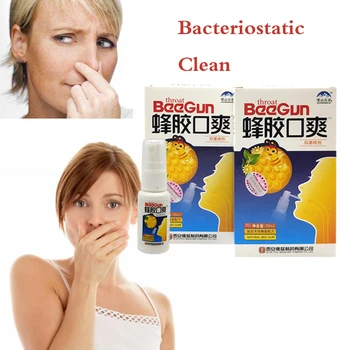 10stk/masse Bee Propolis og Kinesisk urtemedicin Oral Spray Rengøring Munden for At Opdatere Den Ånde For Mavesår, Halsbetændelse osv.