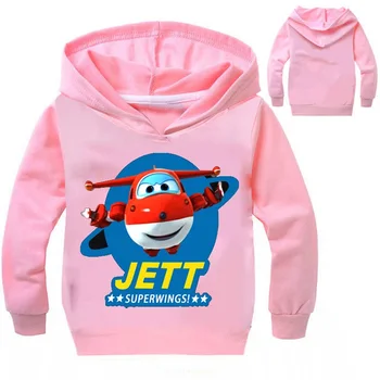 DLF 2-16Years Kostume Jett Super Vinger Tøj Dreng Hættetrøjer Til Piger Sweatshirt Teenagere, Børn Tøj Tegnefilm Børn Hætteklædte