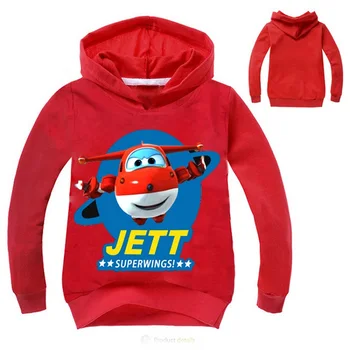 DLF 2-16Years Kostume Jett Super Vinger Tøj Dreng Hættetrøjer Til Piger Sweatshirt Teenagere, Børn Tøj Tegnefilm Børn Hætteklædte