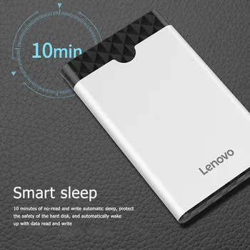 Lenovo S-04 2,5 tommer Type-C Mobil Harddisk Tilfælde SSD HDD SATA til USB 3.1 6 gbps High-speed Transmission For Desktops, Notebooks