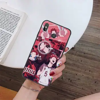 Anime Haikyuu Kærlighed Volleyball Telefon Tilfældet For Xiaomi Redmi 7 8 7a 8a K20 note 6 pro