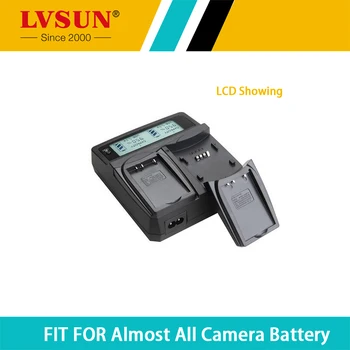 LVSUN Universal Kamera Batteri Oplader til Nikon Canon Sony NP-F770 F750 F570 F550 F530 NP-F970 F960 F950 F930 NP-F970 FM500H