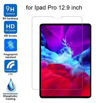 1stk 9H HD Hærdet Glas Screen Protector Film til Ipad Pro 12.9 Tommer Nye 2020-eksplosionssikre Tablet Tilbehør