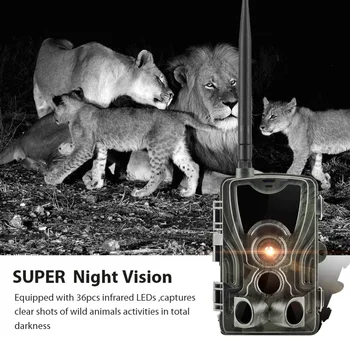 2G Dyreliv Trail Kamera HC801M Jagt Kameraer 16MP 1080P SMS Infrarød Night Vision MMS Foto Fælde For Offentlig Sikkerhed Cams