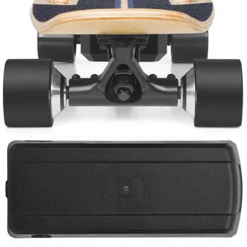 1 Stk Fire-hjulet Elektrisk Skateboard Enkelt Drev, Batteri Box Elektriske Fisk Skateboard Tilbehør Trådløs Fjernbetjening Max