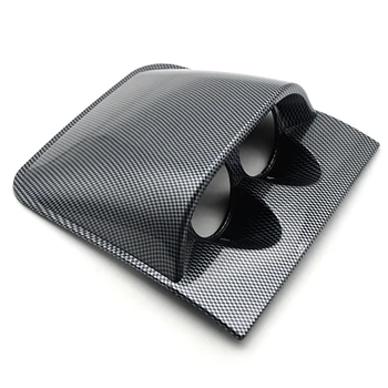 Universal black&carbon 2 tommer/52mm dash board Dual&Triple måle farve pod Pod Måler Mount Holder både til venstre og til højre kørsel