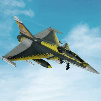 Skala 1/72 Dassault Rafale Frankrig Fighter Trykstøbt Legering Army Model Fly Hjem Pynt