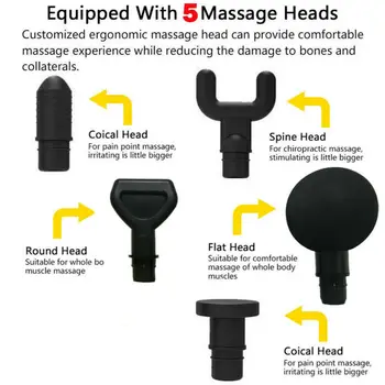 Højfrekvens Massage Pistol Muskel Afslapning For Krop Afslapning Elektriske Massageapparat Til Trænings-Og Percussion-Deep Tissue Massage Terapi Massageapparat