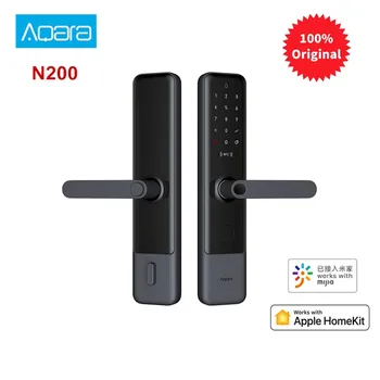 Aqara Smart N200 dørlås Fingeraftryk Bluetooth-Adgangskode NFC Låse Arbejder Med Mijia Apple HomeKit Smart Ophæng Med Dørklokken