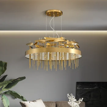 Nye moderne led lys lysekrone til levende værelses luksus guld hænge lamper, spisestue, soveværelse dekoration belysning