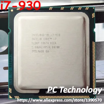 Original Intel Core i7 930-processor i7-930 CPU 8M Cache 2.80 GHz-4-kerner LGA1366 gratis fragt skib ud inden for 1 dag