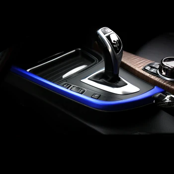 Til BMW 3-4 Serie 3GT F30 F31 F32 F34 F36 316li 320li Bil Tilbehør Kontrol Gear Shift panel dekorative bånd dække trim