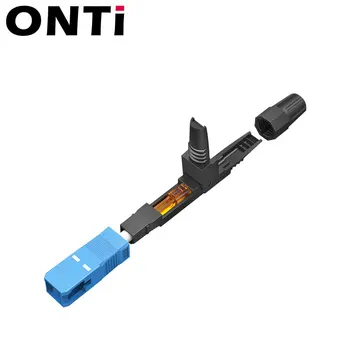 ONTi 200pcs SC UPC Single Mode Fiber Optic Hurtigt Stik SC APC FTTH SC Hurtig Stik SC Adapter Området Forsamling