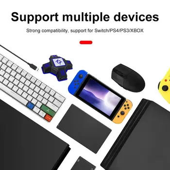 KX USB-Spil-Controllere Adapter Converter Video Spil Mus og Tastatur Adapter til Switch/Xbox/PS4/PS3