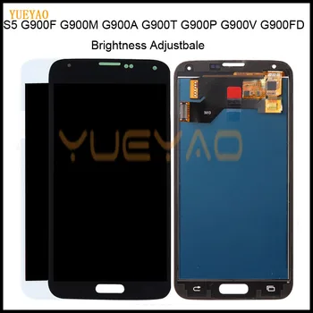 Testet LCD-For SAMSUNG Galaxy S5 i9600 G900 G900F G900A LCD-Digitizer Touch Screen Panel Montage