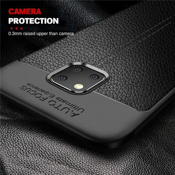 Vothoon PU Læder Silicon Case For Huawei Mate 40 30 Pro 20X 20 Lite P40 P20-P30 Pro Blødt silikone Stødsikkert Case Cover