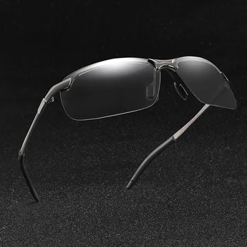 Kørsel Fotokromisk Solbriller Mænd Polariseret Kamæleon Misfarvning Sol Briller Mand Ændre Farve Anti-glare Briller UV400