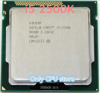 GRATIS FORSENDELSE intel i5 2500K Processor med Quad-Core 3.3 GHz LGA 1155 TDP:95W 6MB Cache Med HD-Grafik i5-2500k