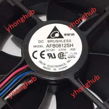 Delta Elektronik AFB0812SH F00 DC 12V 0.51 EN 80x80x25mm 3-wire-Server Cooling Fan