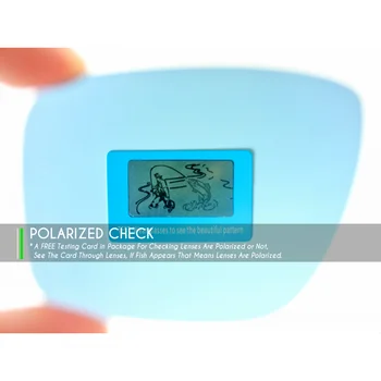 Mryok Anti-Ridse POLARISERET Udskiftning Linser for Oakley Pit Boss 2 Solbriller Ice Blue
