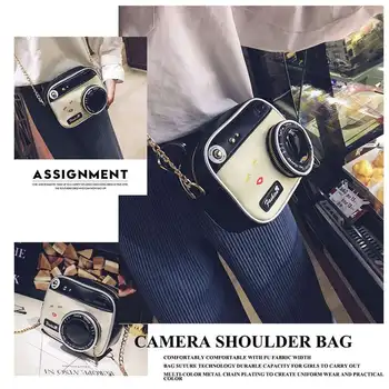 Nye kvindelige tidevandet skulder taske retro taske mode kamera skuldertaske lille fest håndtaske kæde Messenger taske