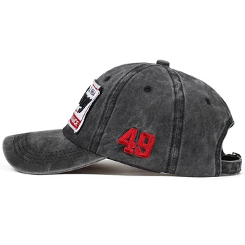 Ny Broderi Baseball Cap Par Hip-Hop Snapback Caps Mode Fritid Skygge Hat Udendørs Justerbar Far Hatte