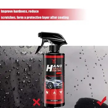 Keramiske Spray Coating Bil polske Spray Fugemasse Top Coat Hurtig Nano-Coating-500ML Tøroffset Bil Spray Wax Rengøring Shine Beskytte