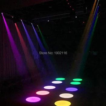 Trådløs Fjernbetjening 10W LED Pinspot RGB Lys Stråle scenelys Spotlight Spor Belysning Til Fest, Bryllup, Disco spejlkugle