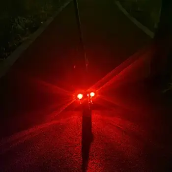 1 Par El-Scooter Baglygte Bageste Advarsel Lampe til M365 Scooter Dele