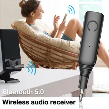 Lav latency 5.0 Audio Bluetooth-Modtager QCC3005 Chip aptX LL/AAC/SBC AUX 3,5 MM RCA Med Mic Trådløse Adapter Til Bil Hovedtelefon