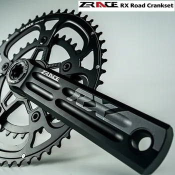 ZRACE Vej Chainset Kæde Hjul, krank protector RX 2 x 10 / 11 Hastighed , 50/34T, 53/39T, 170mm / 172.5 mm / 175 mm, 6061 AL Legering