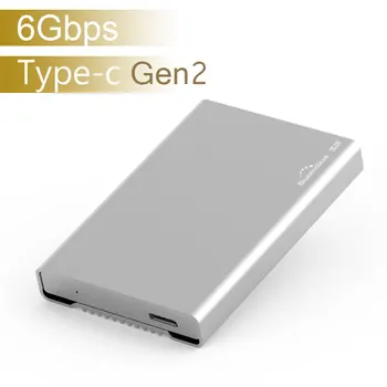 HDD Kabinet, USB 3.1 Gen2 SATA HDD med en SSD tilfælde Harddisk Kabinet, 2.5' 7-9.5-15mm TYPE-C Tilfældet for Ekstern Harddisk